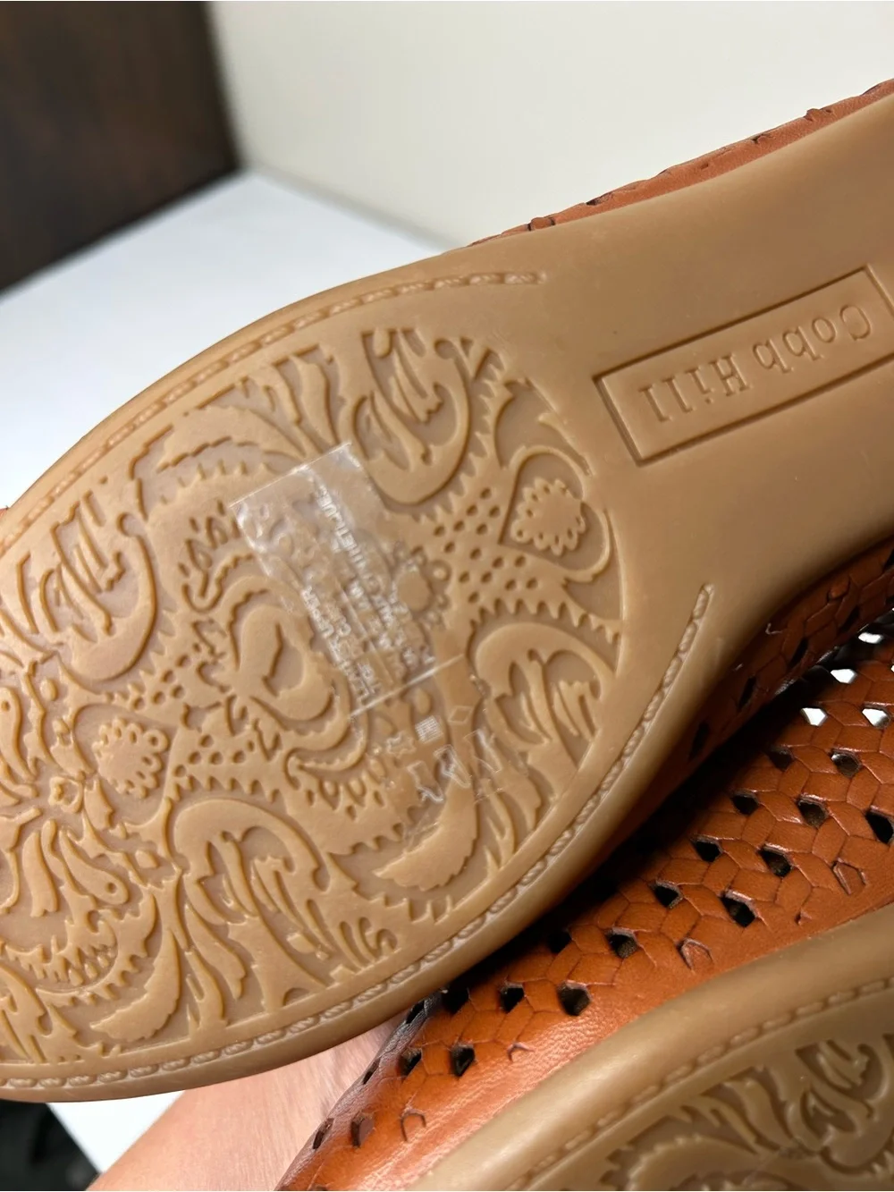 Cobb Hill by New Balance Maiika woven leather flats 7.5
